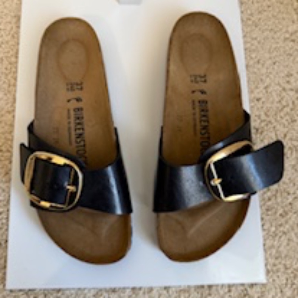 Birkenstock Madrid Big Buckle Slide Like New